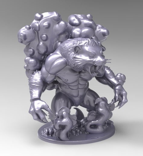 Skunk with smell cloud