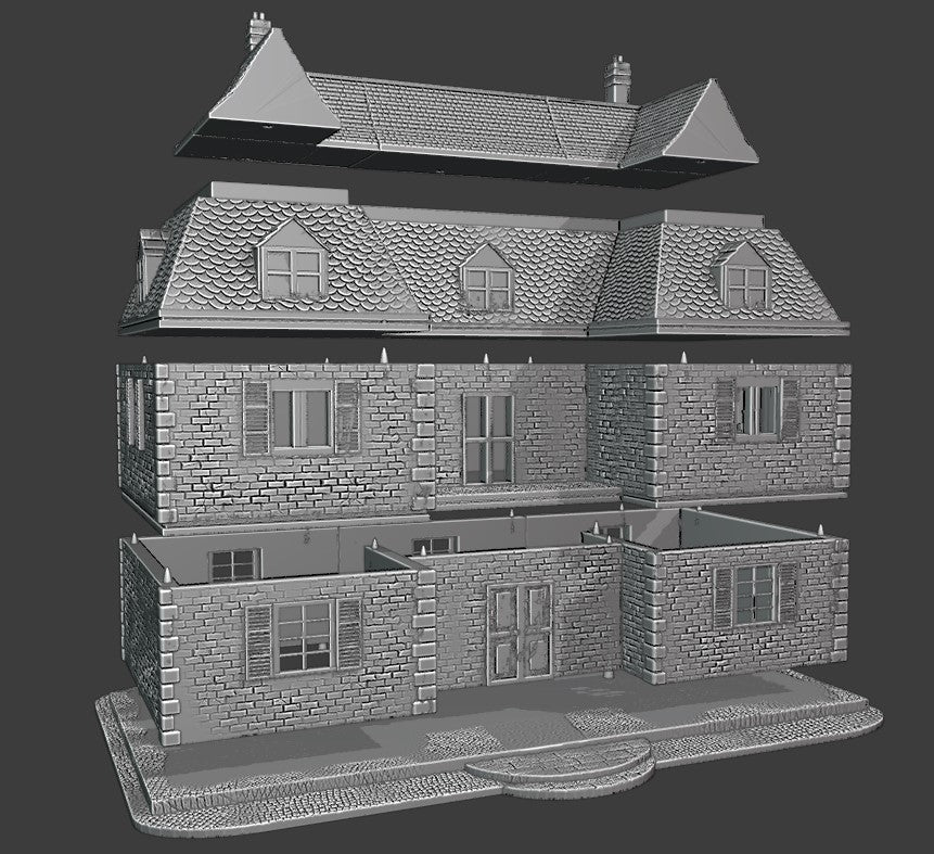 28mm Big Normandy villa