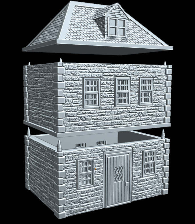 Two floors Normandy house