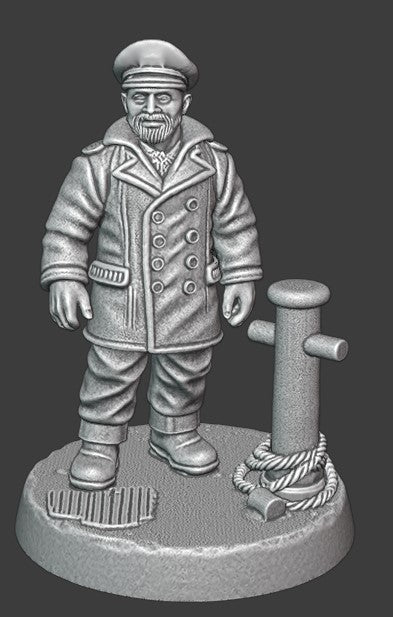 28mm Boat commander two versions