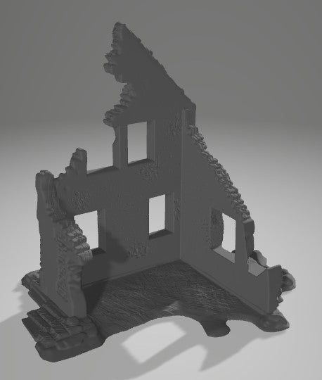 Destroyed wall