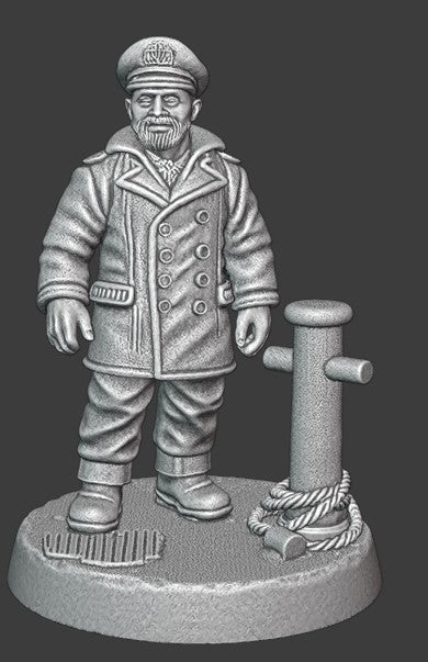 28mm Boat commander two versions