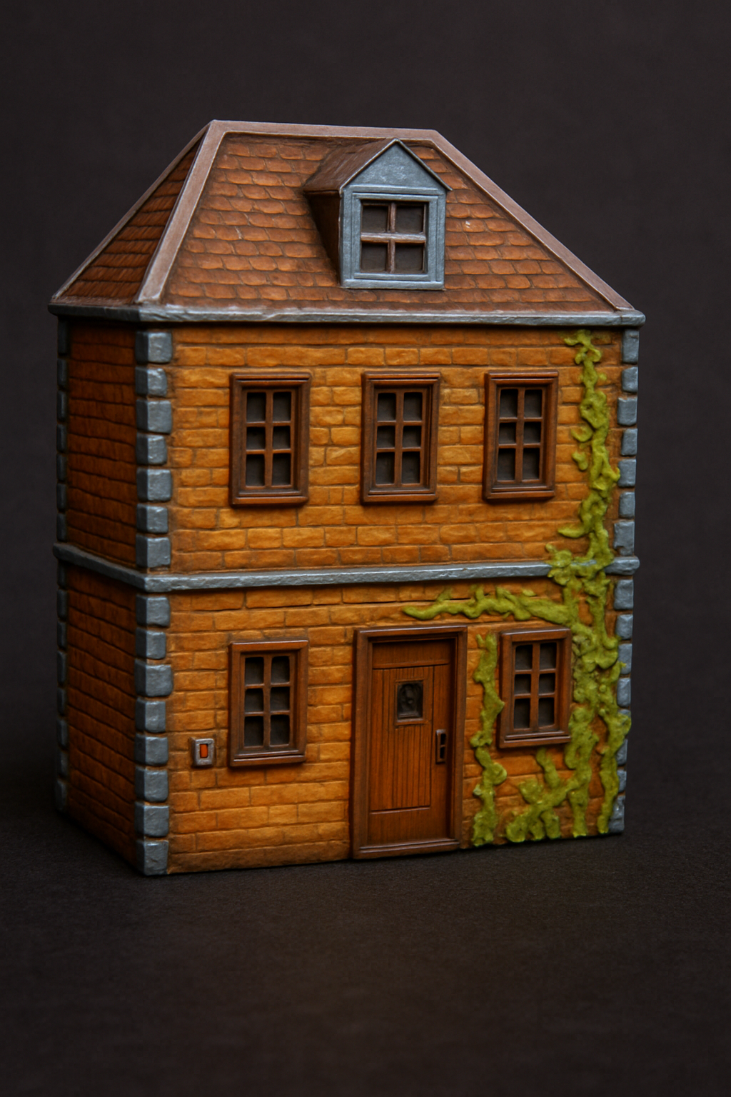 Two floors house with ivy