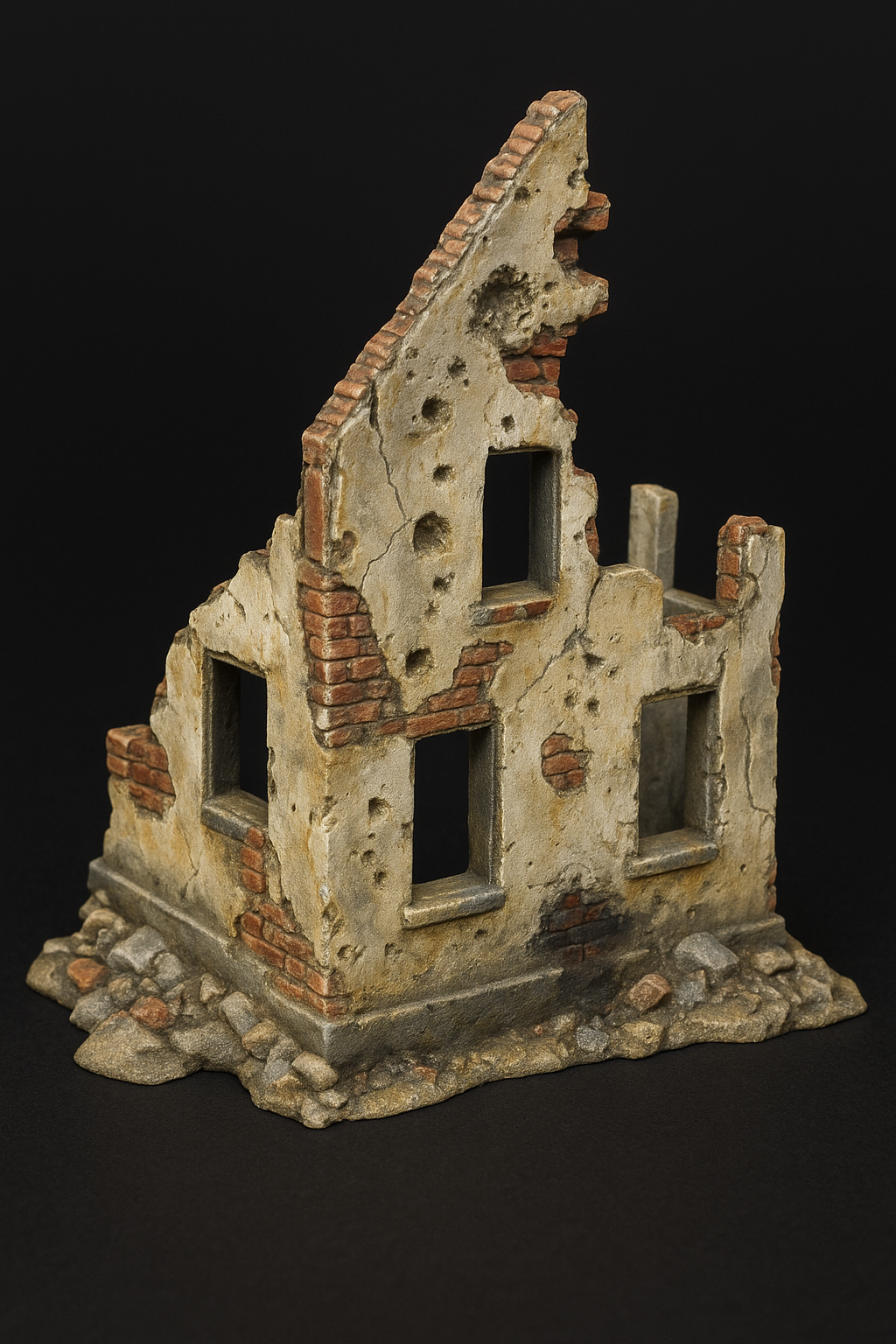 Destroyed wall