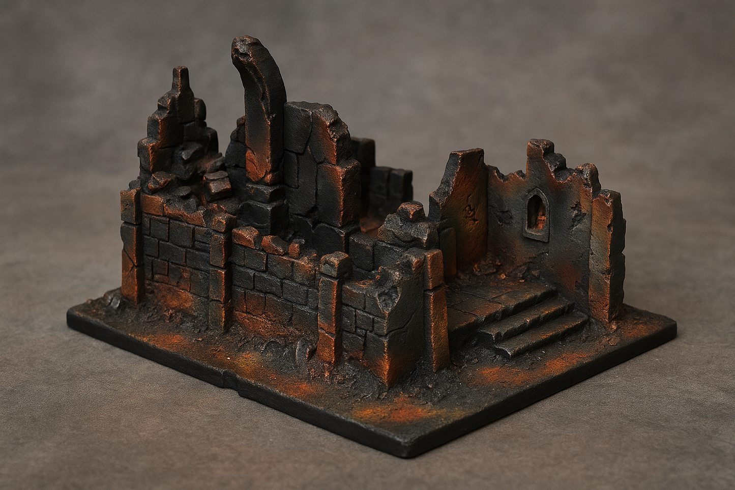 Small destroyed church