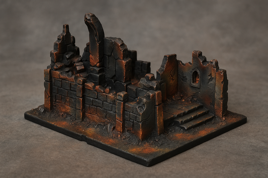 Small destroyed church