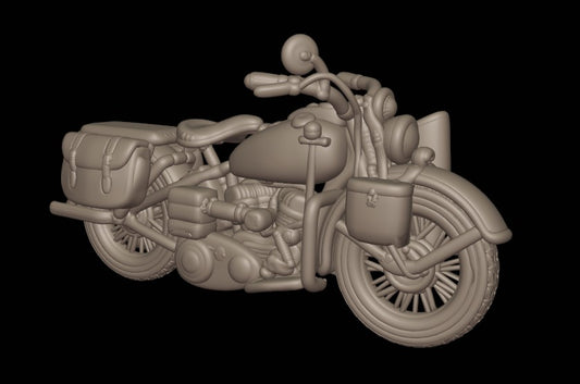 28mm US army motorbike