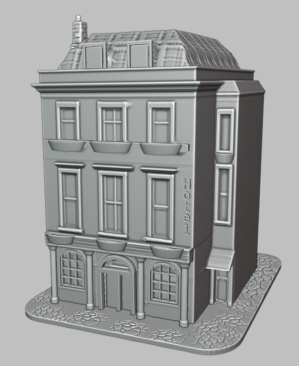 28mm Normandy hotel
