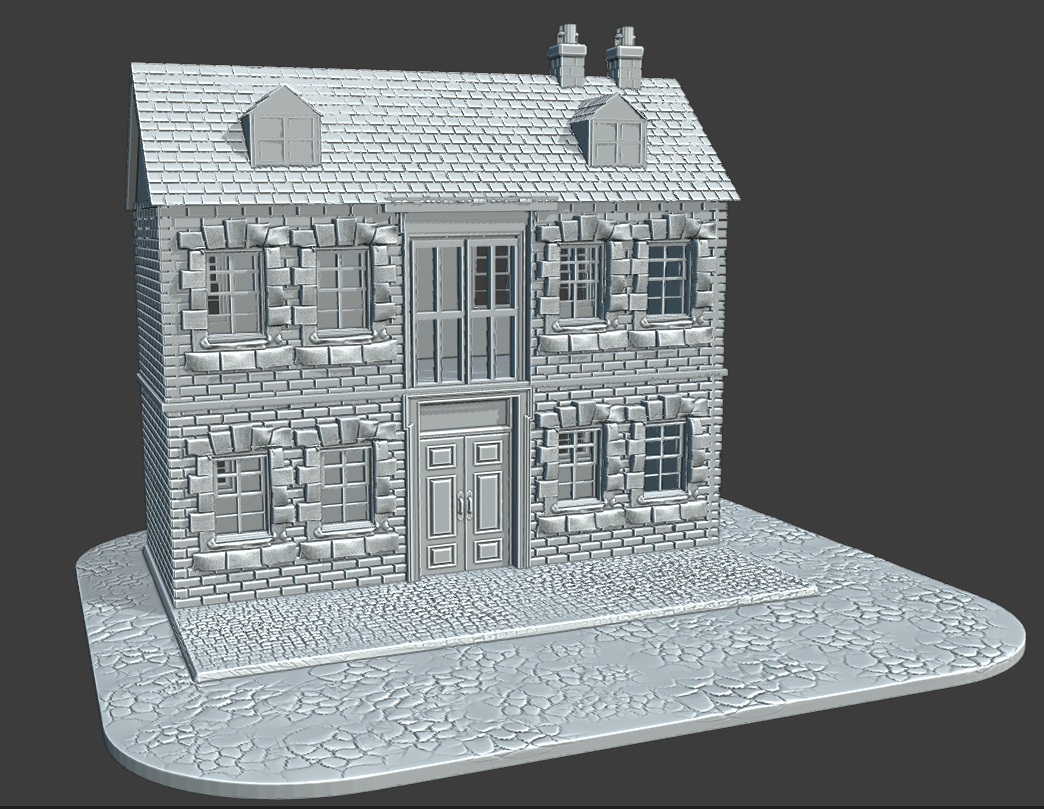 Normandy bricked house