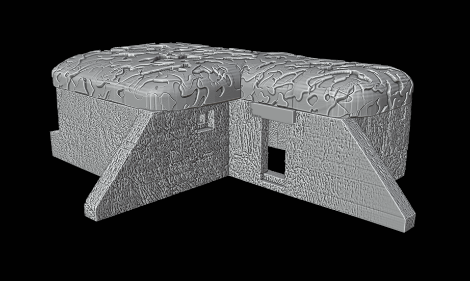 28mm Normandy German bunker