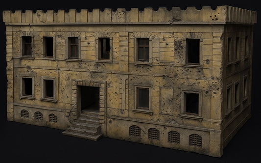 Destroyed playable soviet building