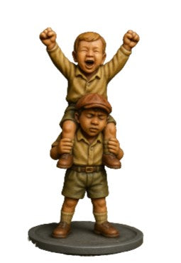 TWO COUPLES OF CHILDRENS PLAYING