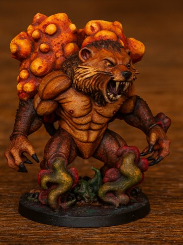 Skunk with smell cloud